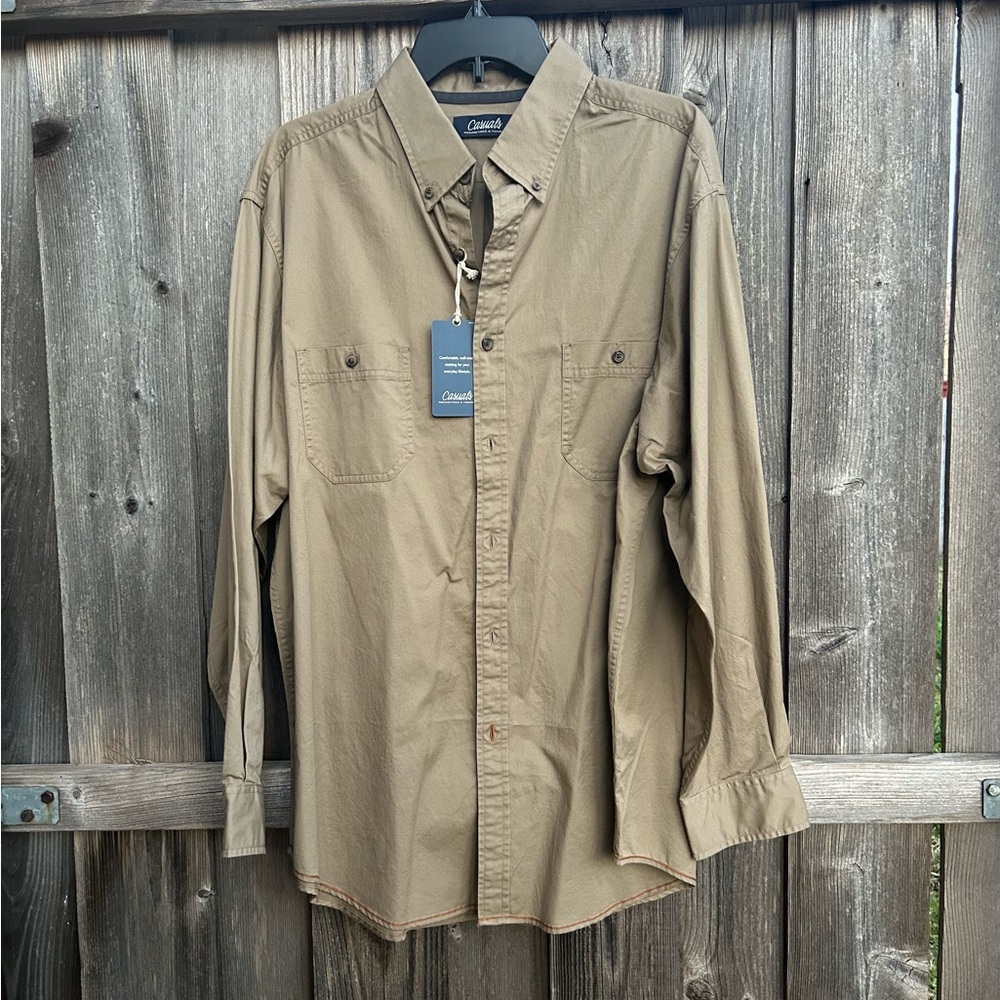 Men's khaki Shirt